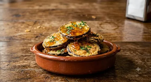 Fried Eggplants with Honey