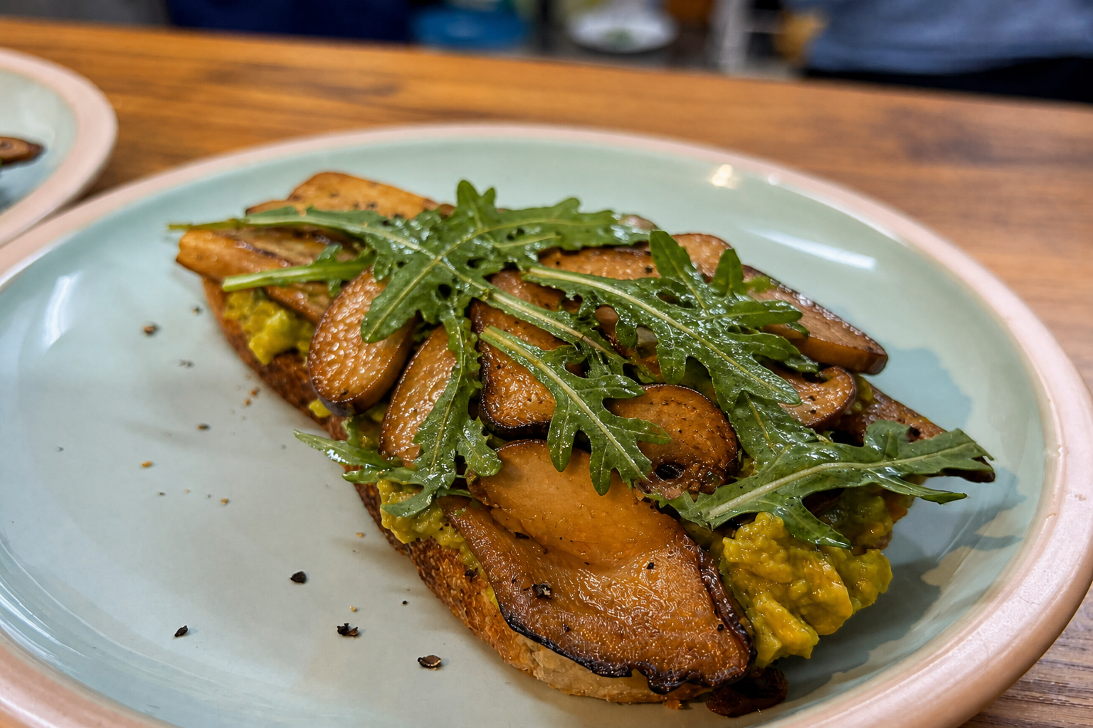Mushroom and Avocado Toast